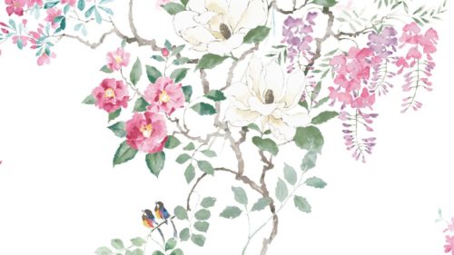 Magnolia & Blossom Panel B 216306
