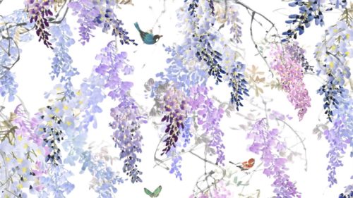 Wisteria Falls Panel 216296