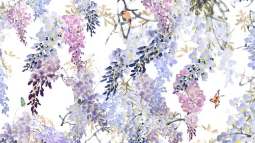 Wisteria Falls Panel B 216297