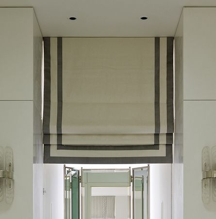 Estor plegable con pasamaneria