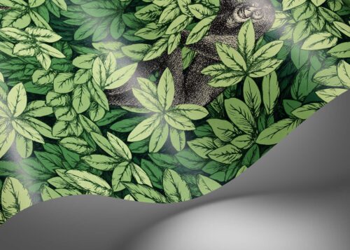 Rollo en detalle Foglie E Scimmie 123/10049