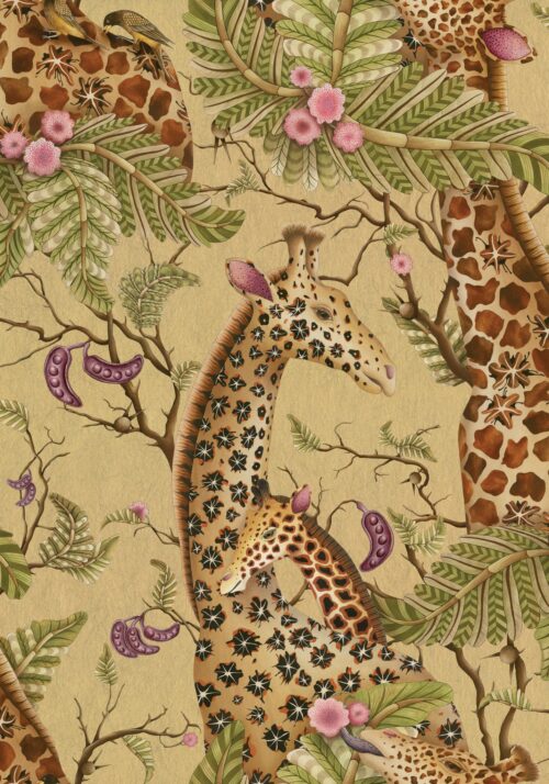 Royal Giraffe Gilded 129/3010